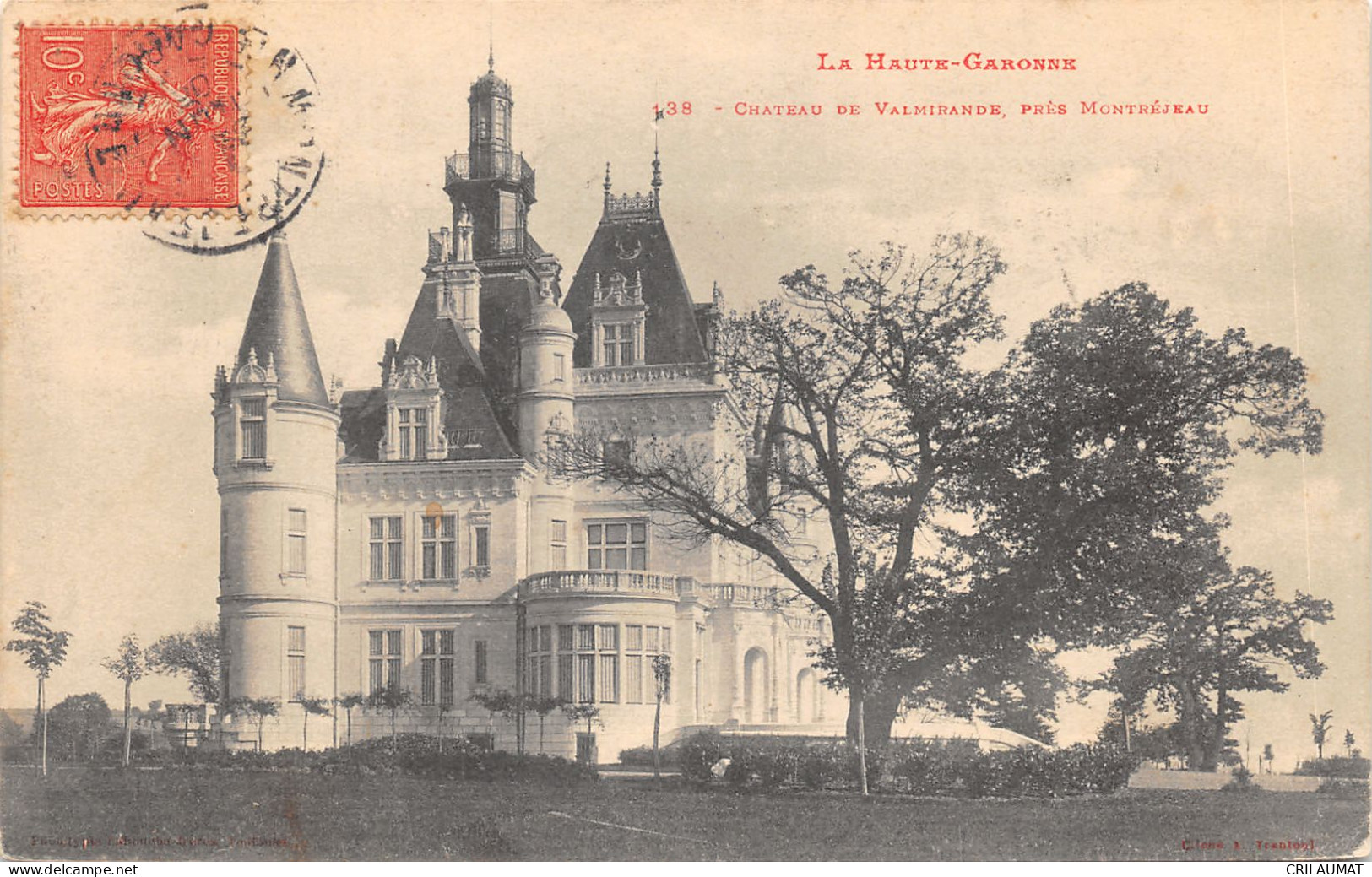 31-MONTREJEAU-CHATEAU DE VALMIRANDE-N°6028-E/0085 - Montréjeau