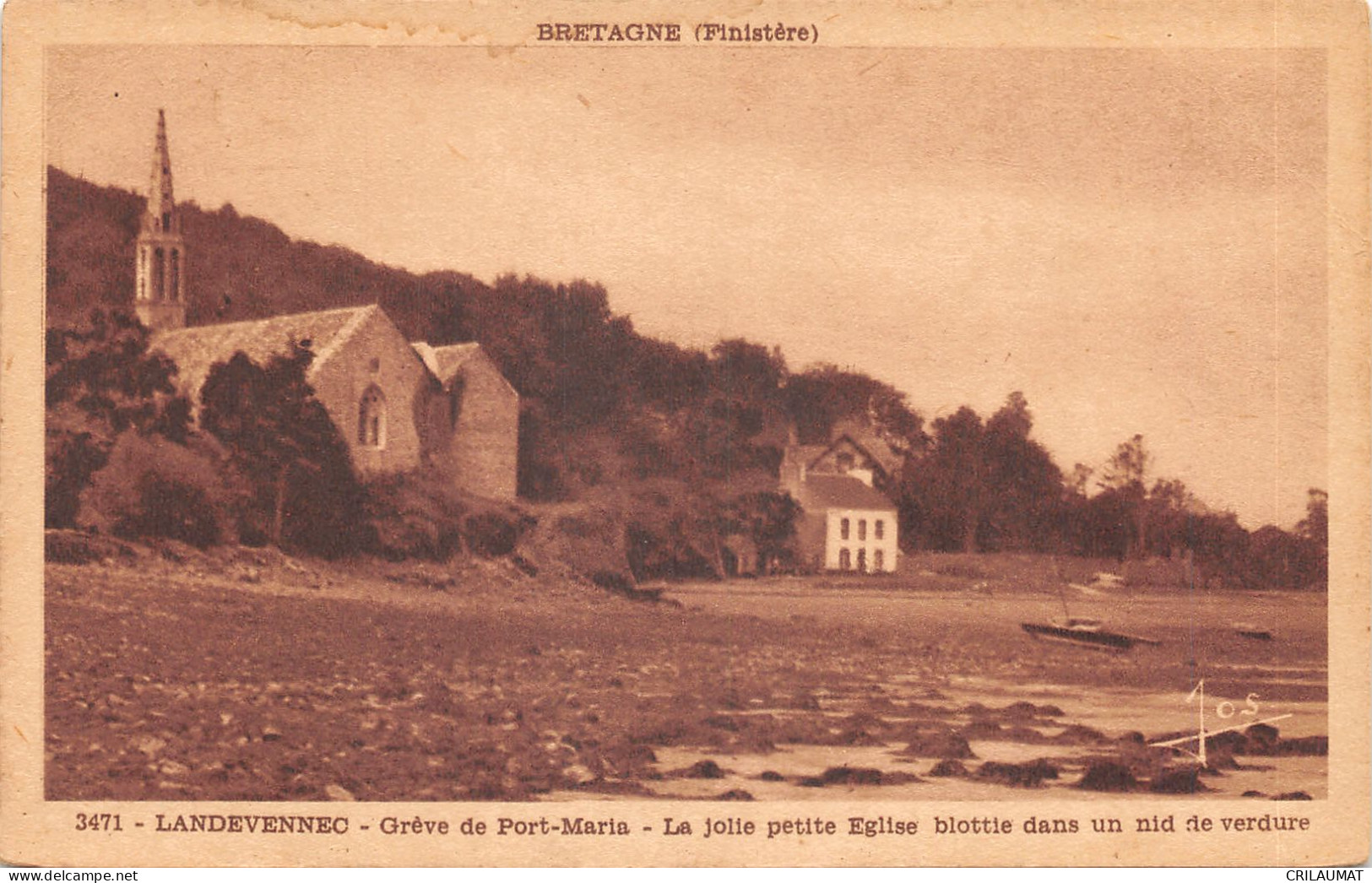 29-LANDEVENNEC-GREVE DE PORT MARIA-N°6028-D/0329 - Landévennec