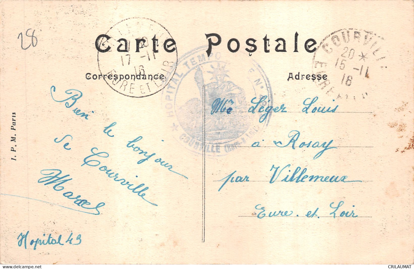 28-COURVILLE-LES CANAUX-N°6028-D/0193 - Courville