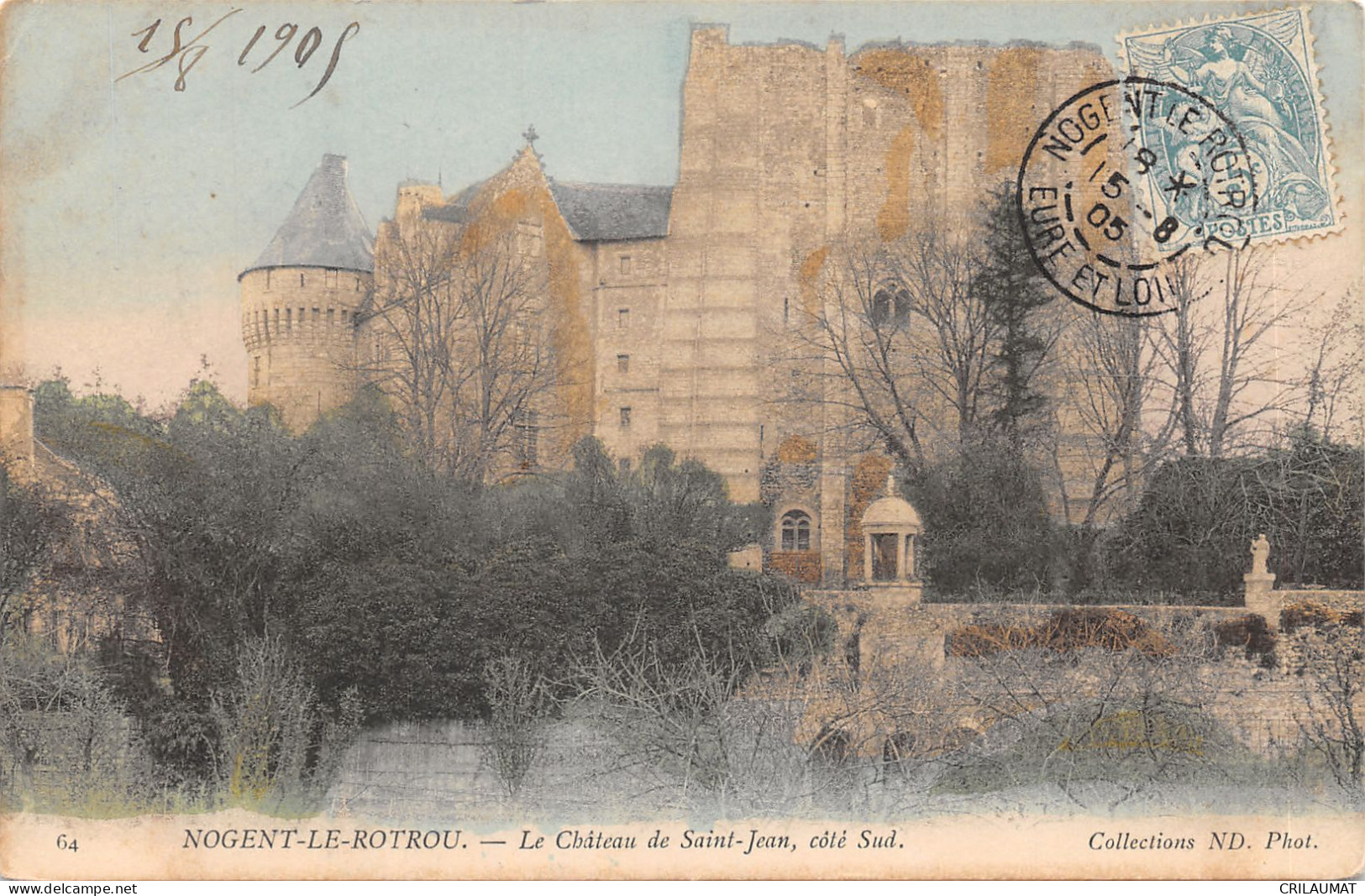 28-NOGENT LE ROTROU-CHATEAU DE SAINT JEAN-N°6028-D/0131 - Nogent Le Rotrou