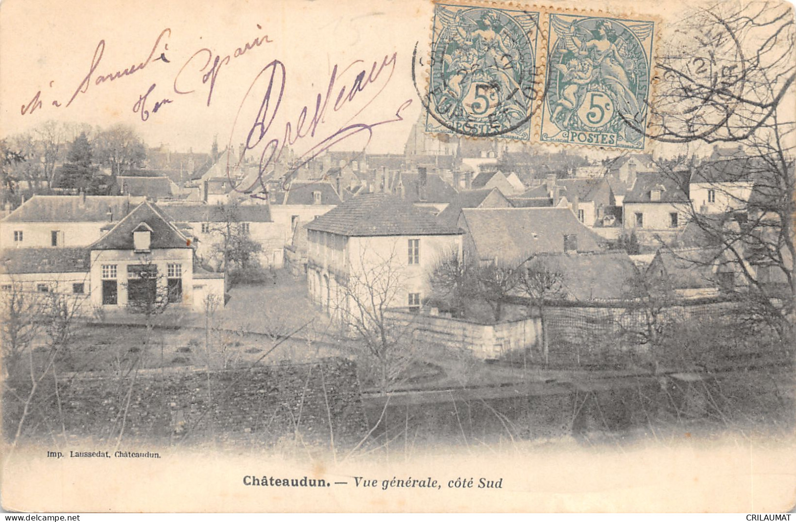 28-CHATEAUDUN-VUE GENERALE-N°6028-D/0117 - Chateaudun