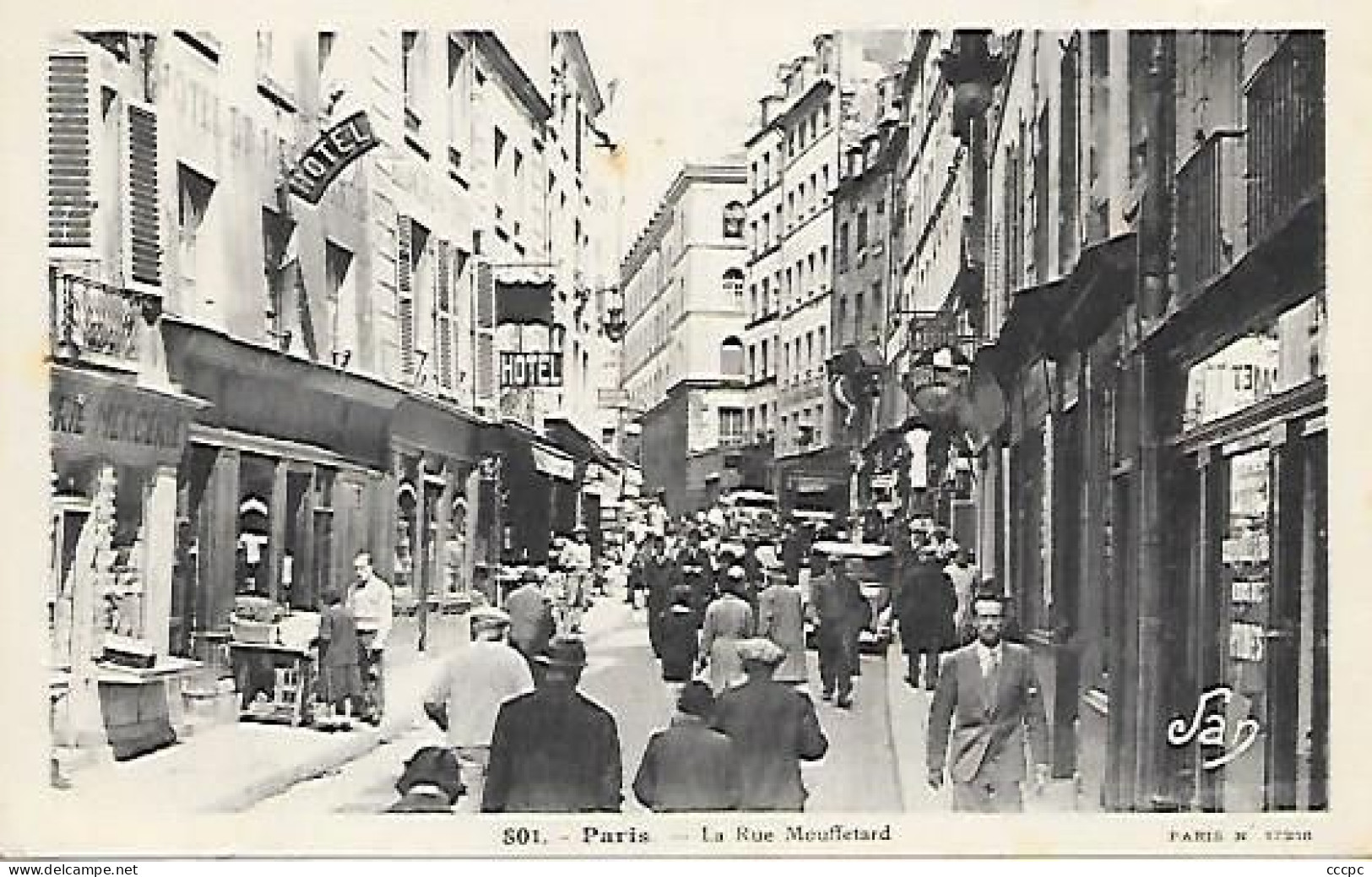 CPA Paris La Rue Mouffetard - Arrondissement: 05