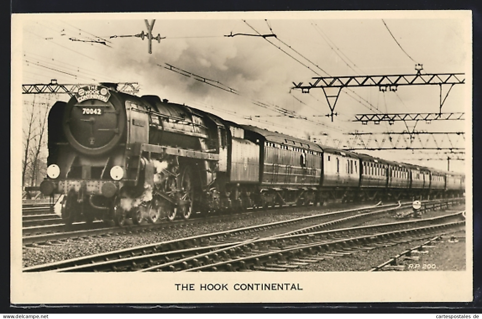 Pc The Hook Continental Express, Hauled By Class 7 MT Locomotive No. 70042 Lord Roberts  - Eisenbahnen