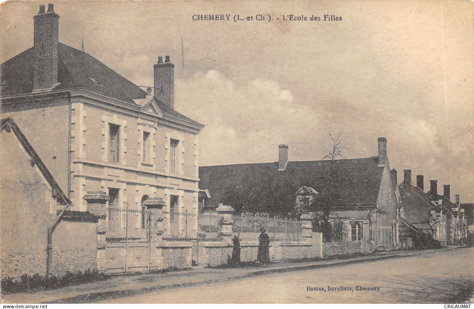 41-CHEMERY-ECOLE DES FILLES-N°6028-H/0105 - Autres & Non Classés