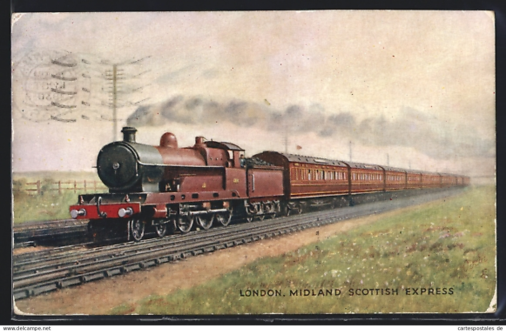 Pc London Midland Scottish Express, Englische Eisenbahn  - Treinen
