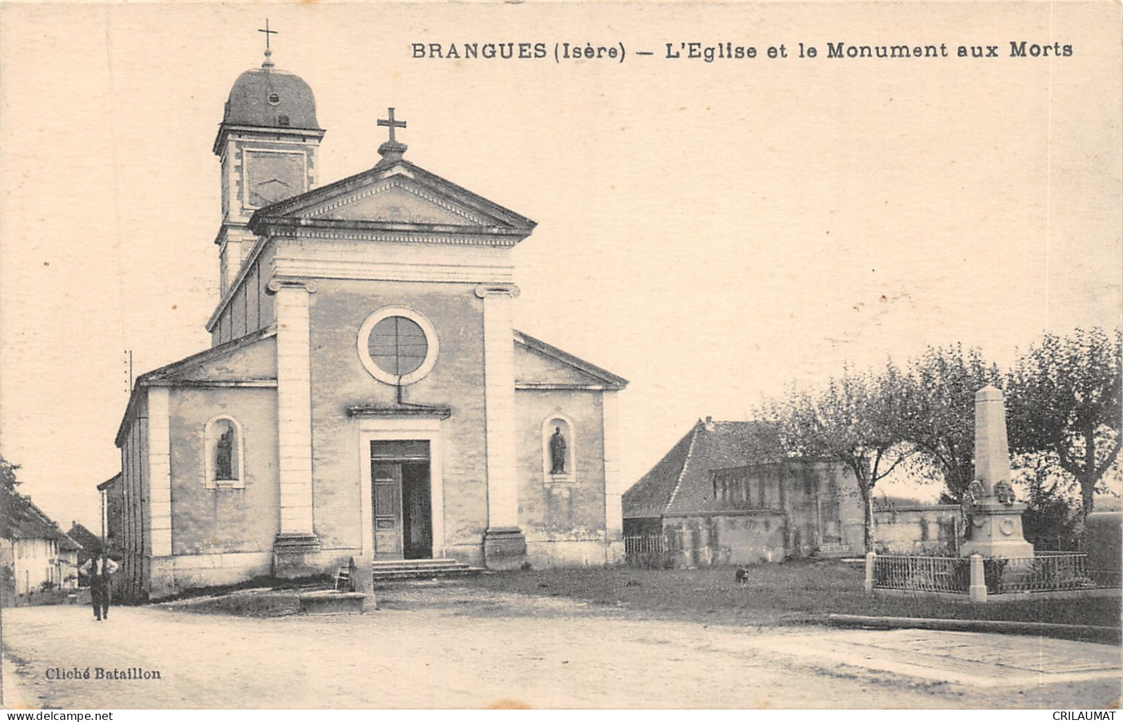 38-BRANGUES-L EGLISE-N°6028-G/0209 - Brangues