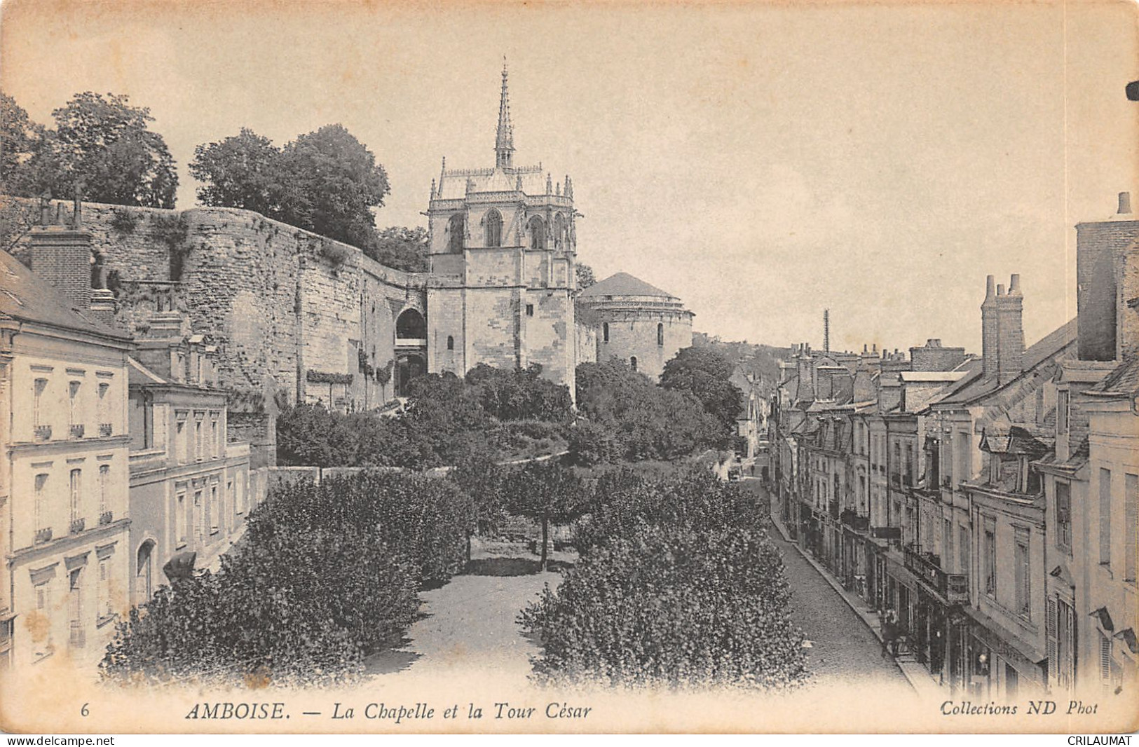 37-AMBOISE-LA CHAPELLE ET LA TOUR CESAR-N°6028-G/0187 - Amboise