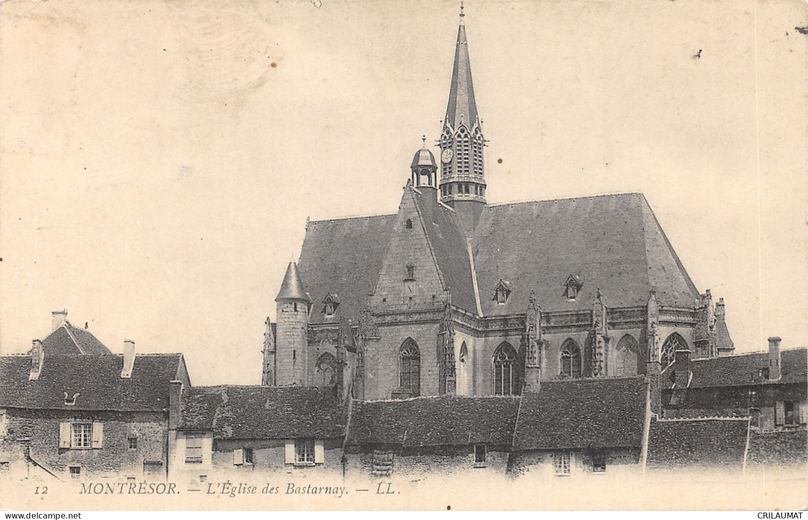 37-MONTRESOR-EGLISE DES BASTARNAY-N°6028-G/0079 - Montrésor