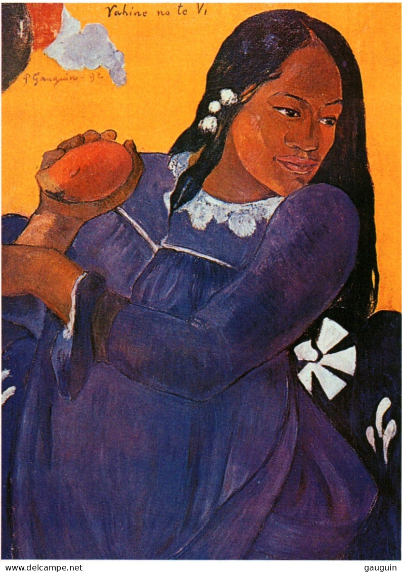 CPM - Paul GAUGUIN - "La Femme Tahitienne Au Mango" Musée Baltimore - Edition Pacific Promotion - Peintures & Tableaux
