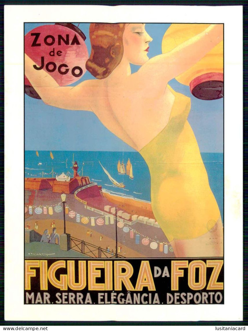 FIGUEIRA DA FOZ - PUBLICIDADE - Cartazes. (12 POSTAIS)(  Ed. de Gabriel Grácio Nºs 1 a 12) carte postale