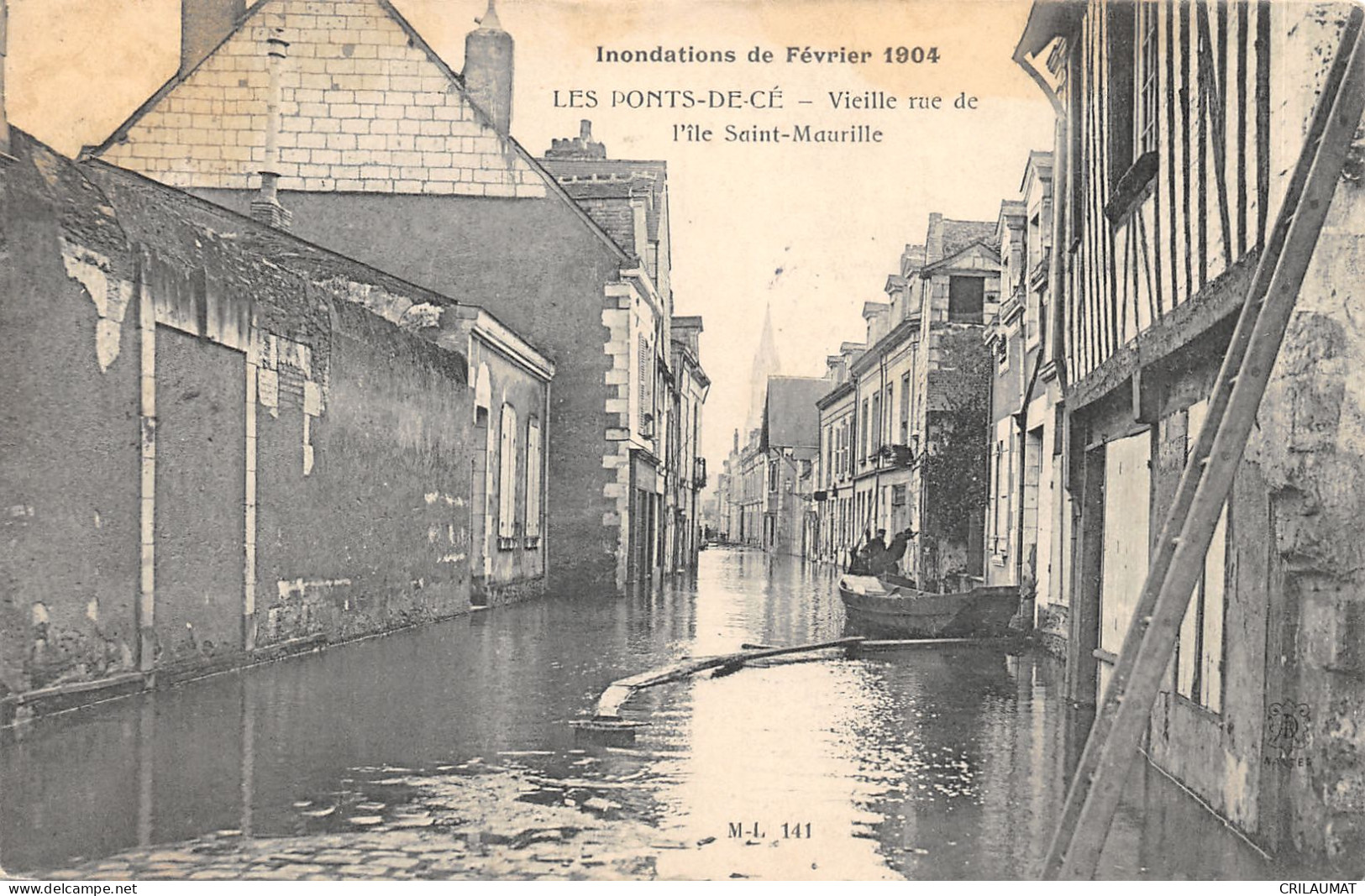 49-LES PONTS DE CE-INONDATION 1904-N°6029-B/0277 - Les Ponts De Ce