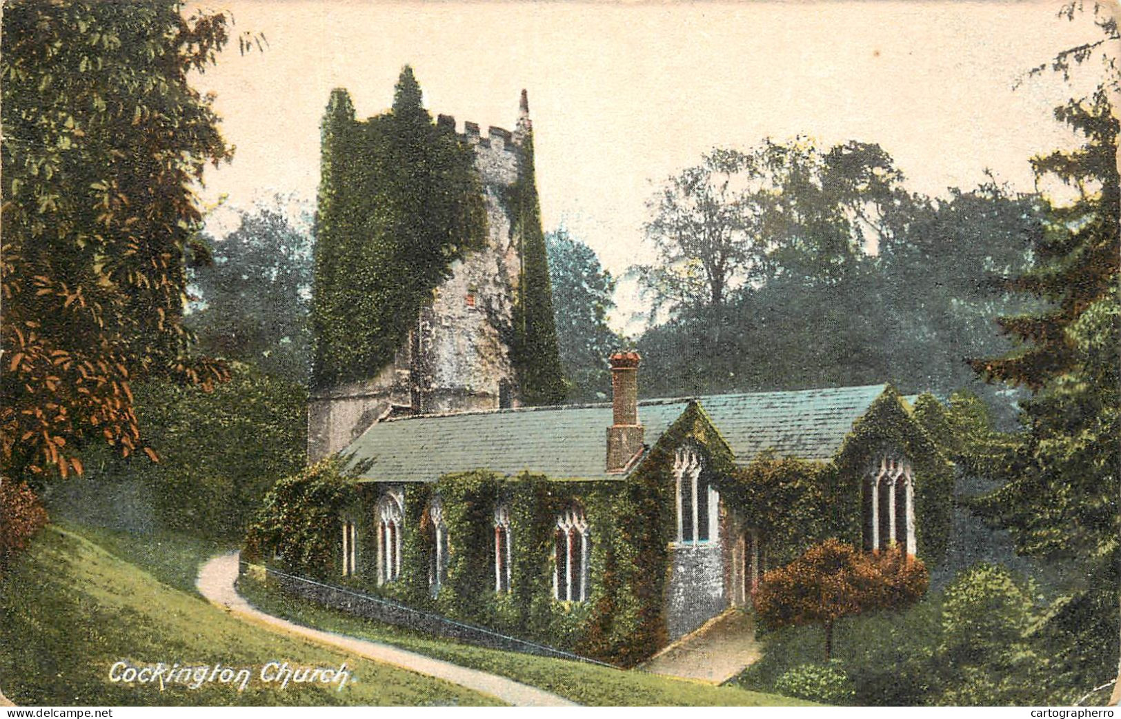 British Churches & Cathedrals Cockington Church Torquay - Kirchen U. Kathedralen