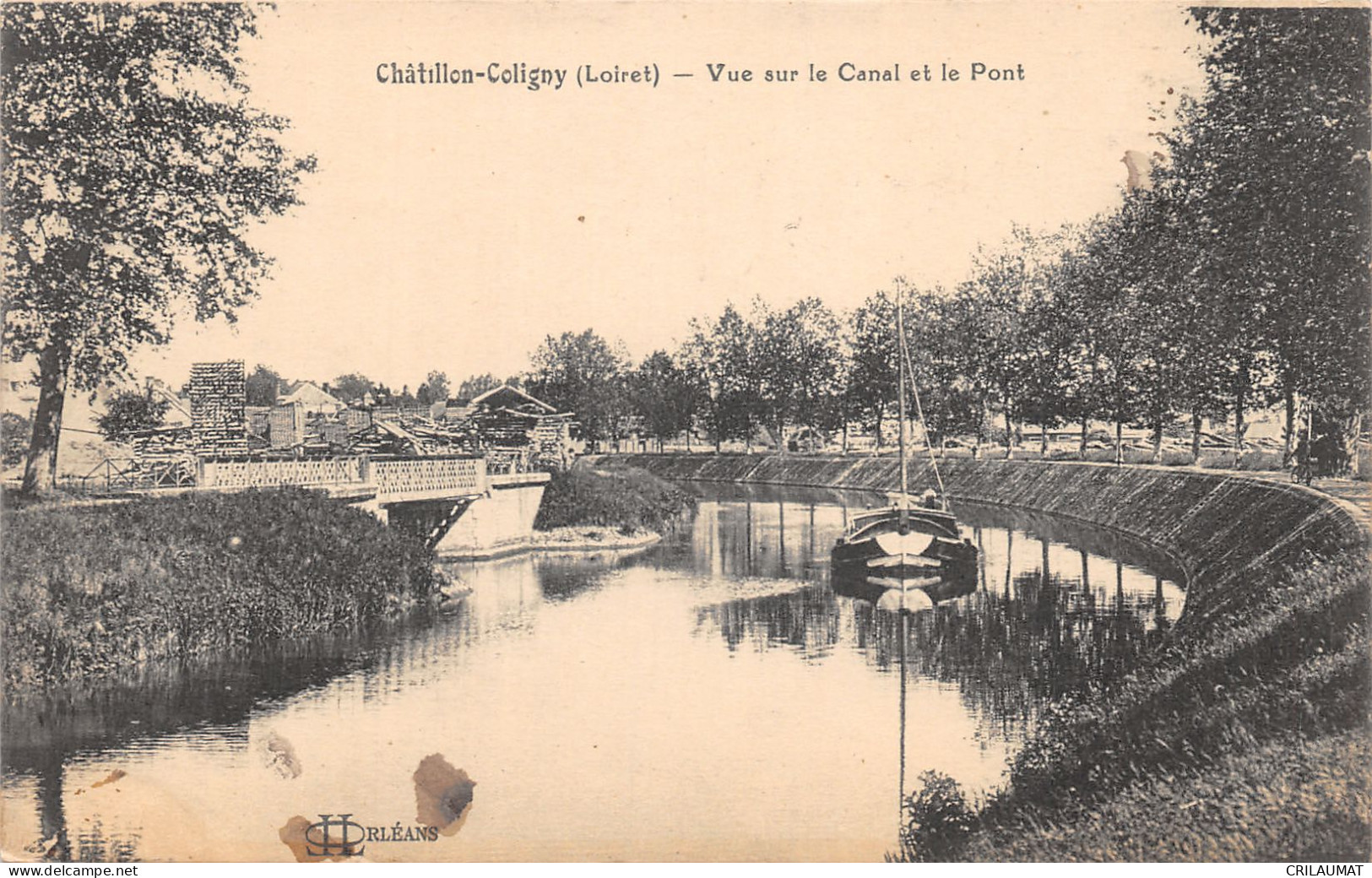 45-CHATILLON COLIGNY-LE CANAL-N°6029-B/0159 - Chatillon Coligny