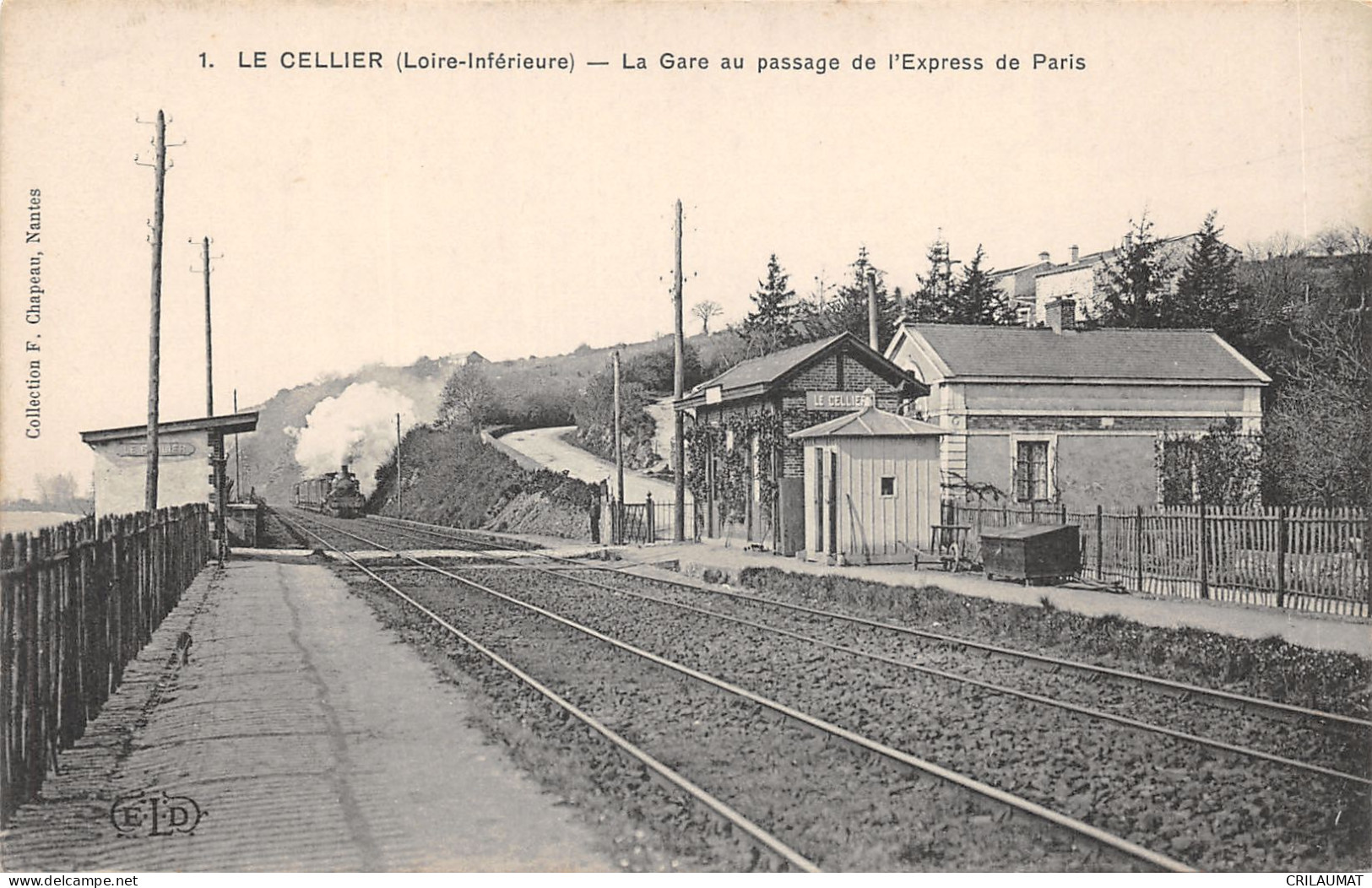 44-LE CELLIER-PASSAGE DE L EXPRESS DE PARIS-N°6029-A/0113 - Le Cellier