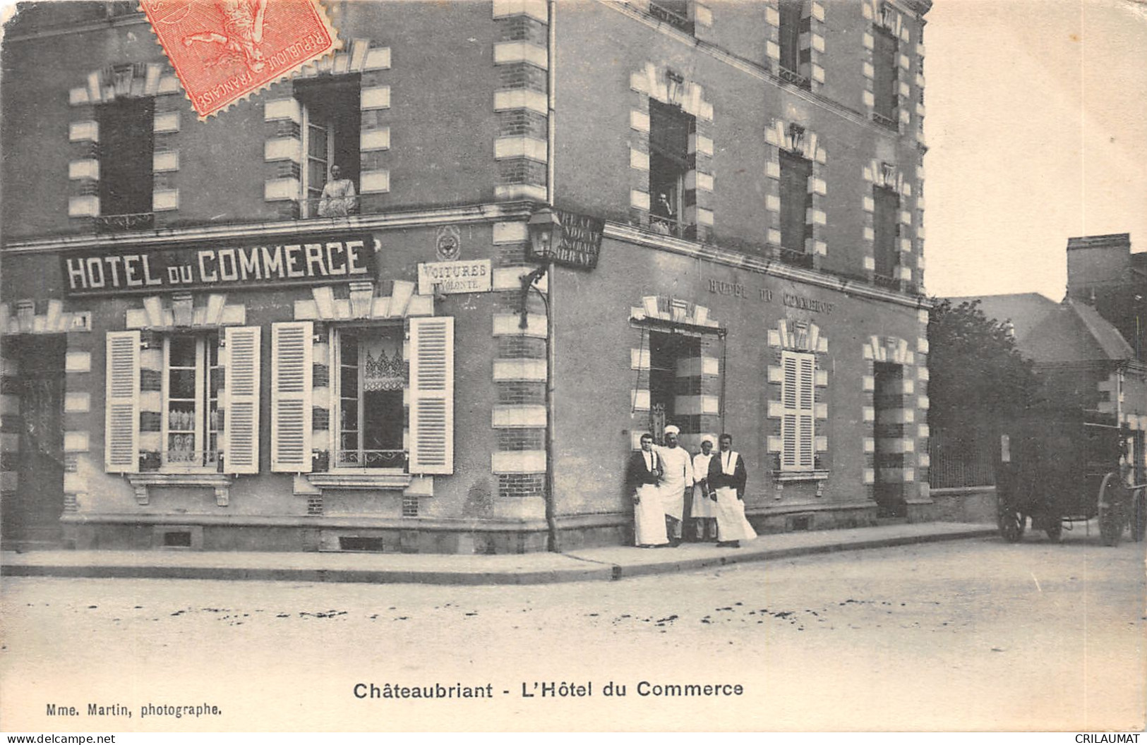44-CHATEAUBRIANT-HOTEL DE COMMERCE-N°6028-H/0385 - Châteaubriant