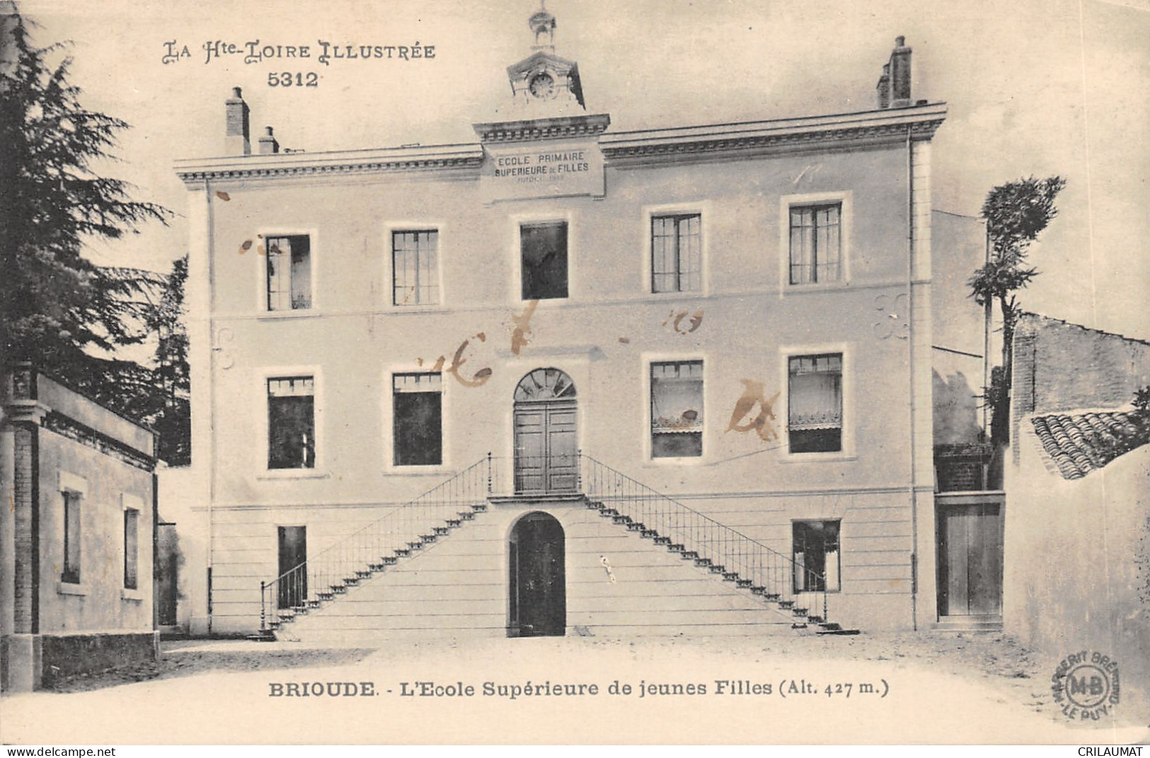 43-BRIOUDE-ECOLE SUPERIEURE DE JEUNES FILLES-N°6028-H/0195 - Brioude