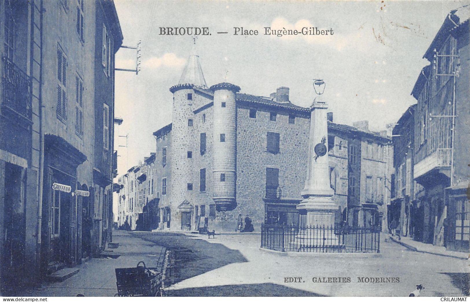 43-BRIOUDE-PLACE EUGENE GILBERT-N°6028-H/0193 - Brioude