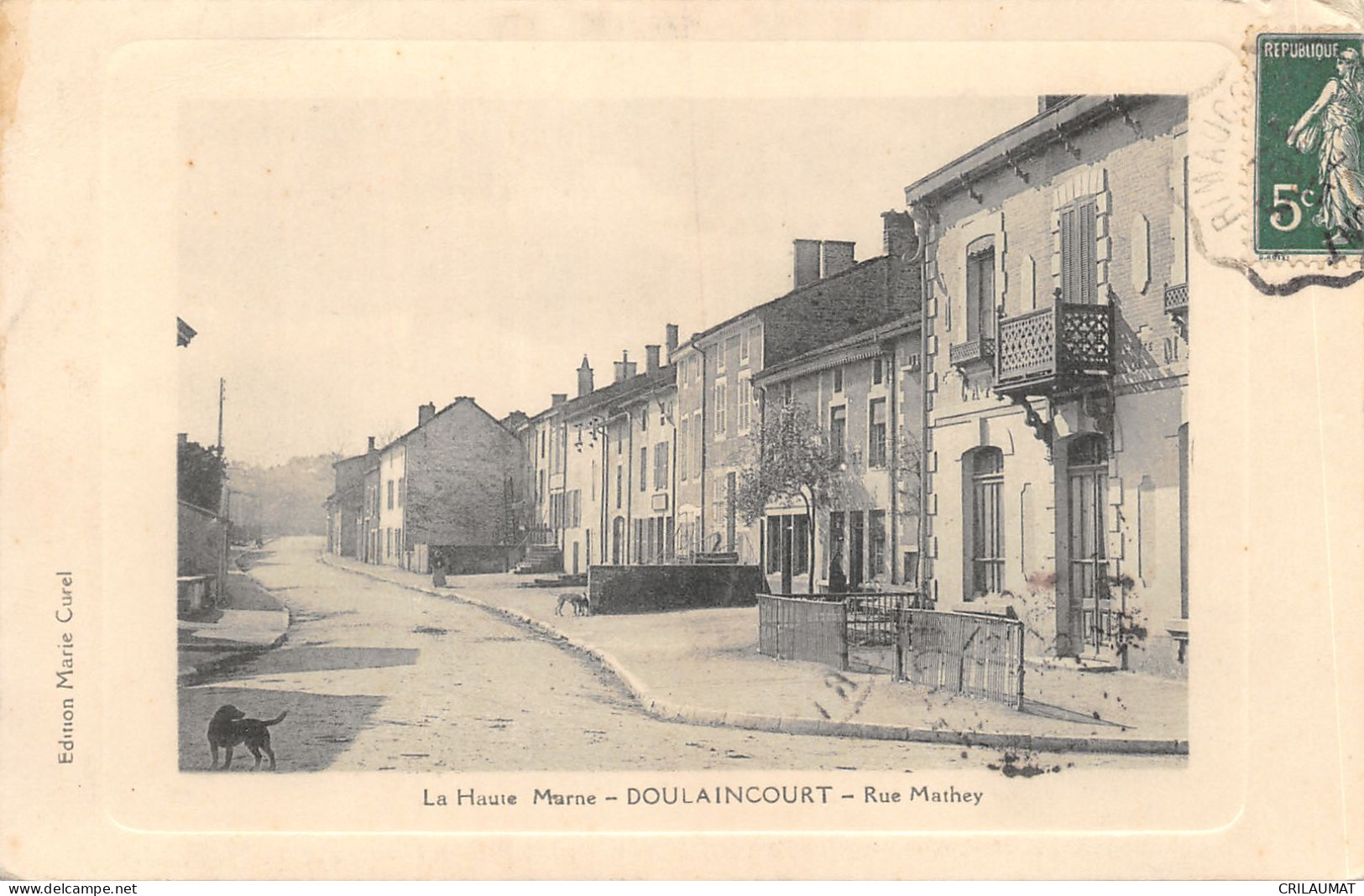 52-DOULAINCOURT-RUE MATHEY-N°6029-D/0273 - Doulaincourt