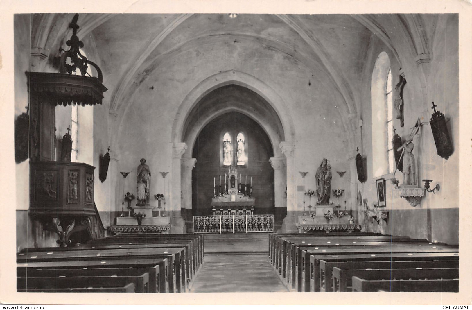 52-BROUSSEVAL-INTERIEUR DE L EGLISE-N°6029-D/0265 - Other & Unclassified