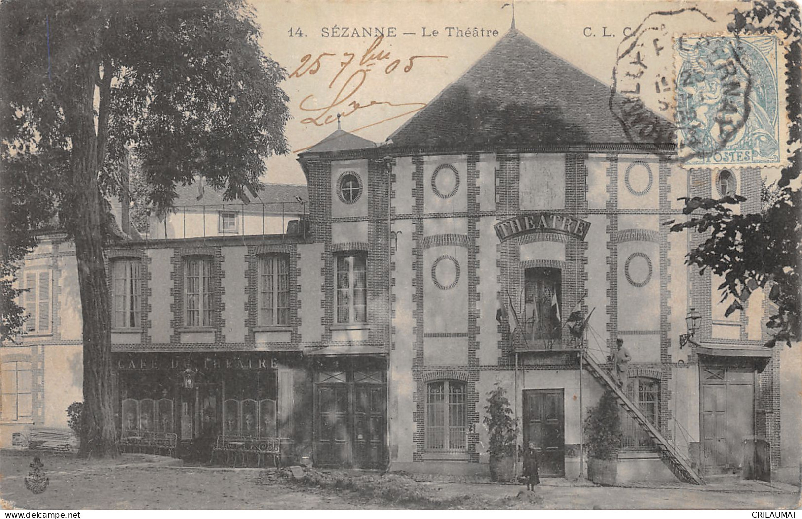 51-SEZANNE-LE THEATRE-N°6029-D/0173 - Sezanne