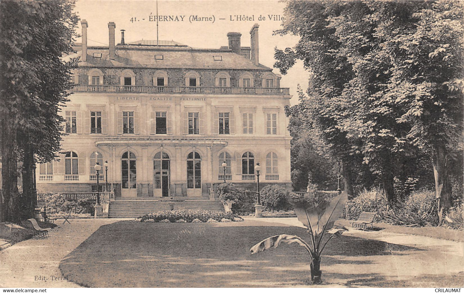 51-EPERNAY-L HOTEL DE VILLE-N°6029-D/0073 - Epernay