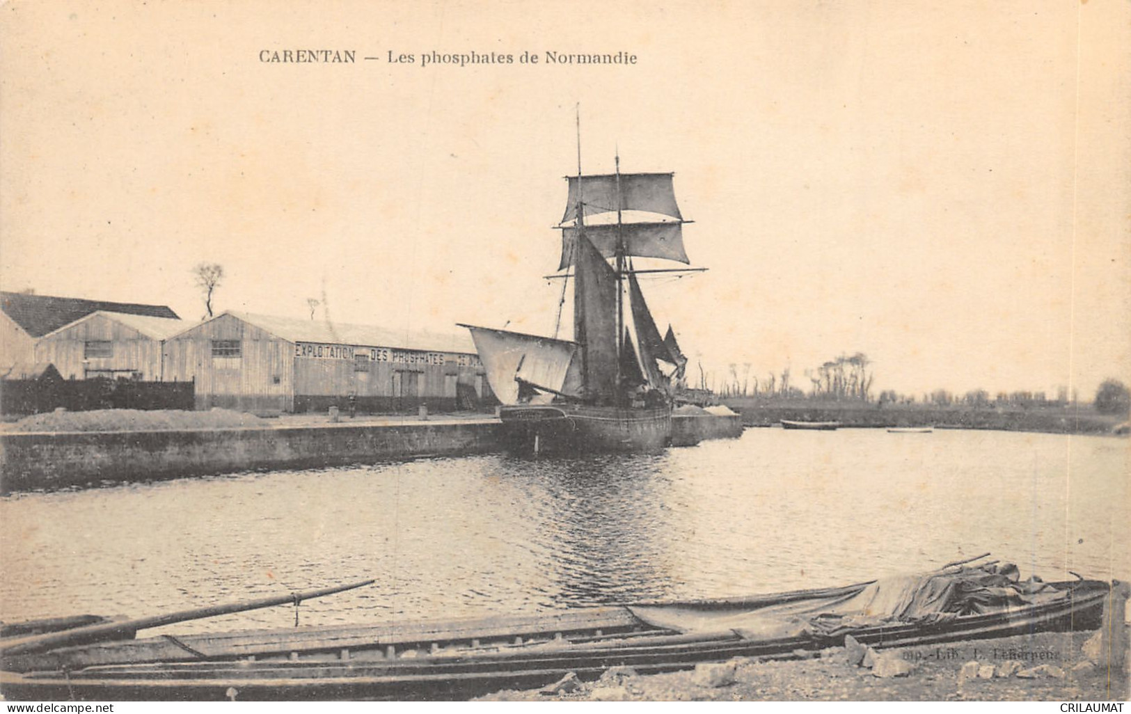 50-CARENTAN-LES PHOSPHATES DE NORMANDIE-N°6029-C/0389 - Carentan