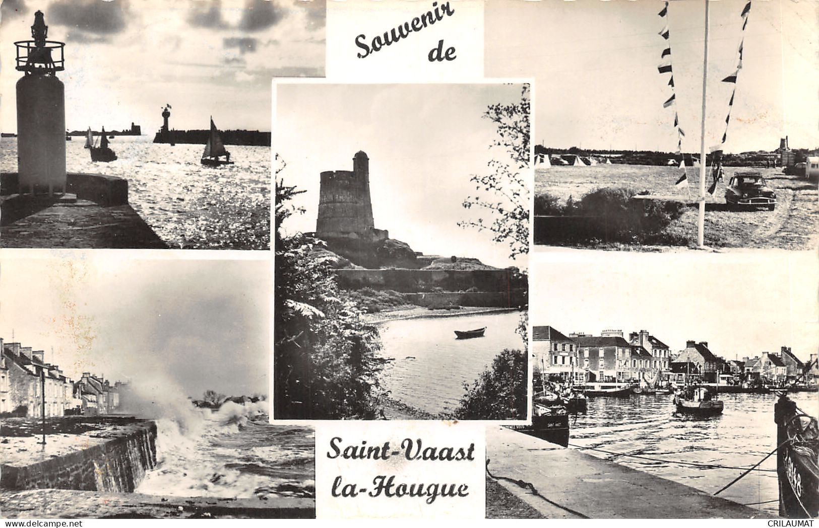50-SAINT VAAST LA HOUGUE-PANORAMA-N°6029-C/0335 - Saint Vaast La Hougue