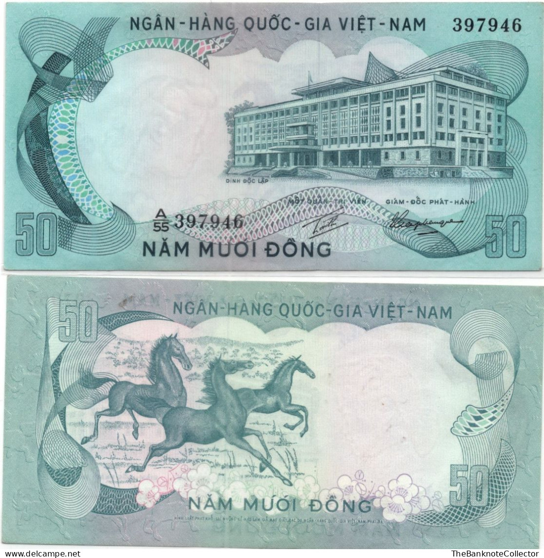 South Vietnam 50 Dong ND 1972 P-30 UNC - Vietnam