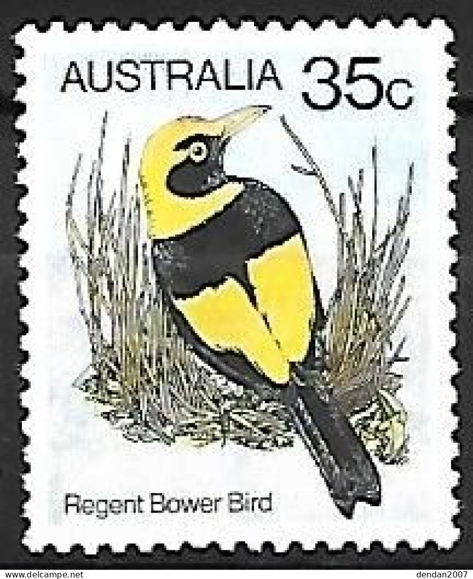 Australia - MNH ** 1980 :   Regent Bowerbird  -  Sericulus Chrysocephalus - Uccelli Canterini Ed Arboricoli