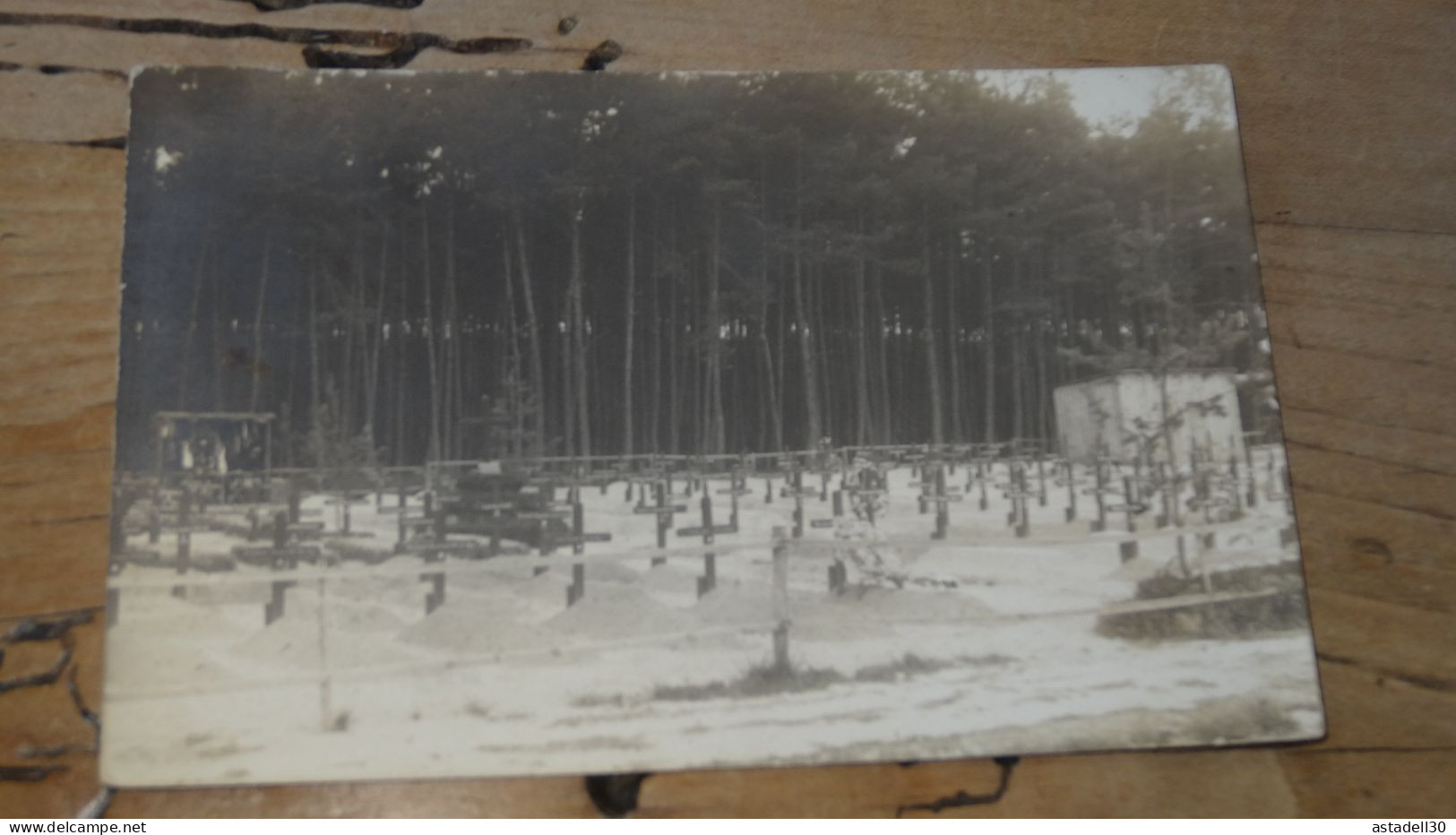 Carte Photo WWI Cimetière GRAFENWOEHR ................ BE-18353 - Grafenwoehr