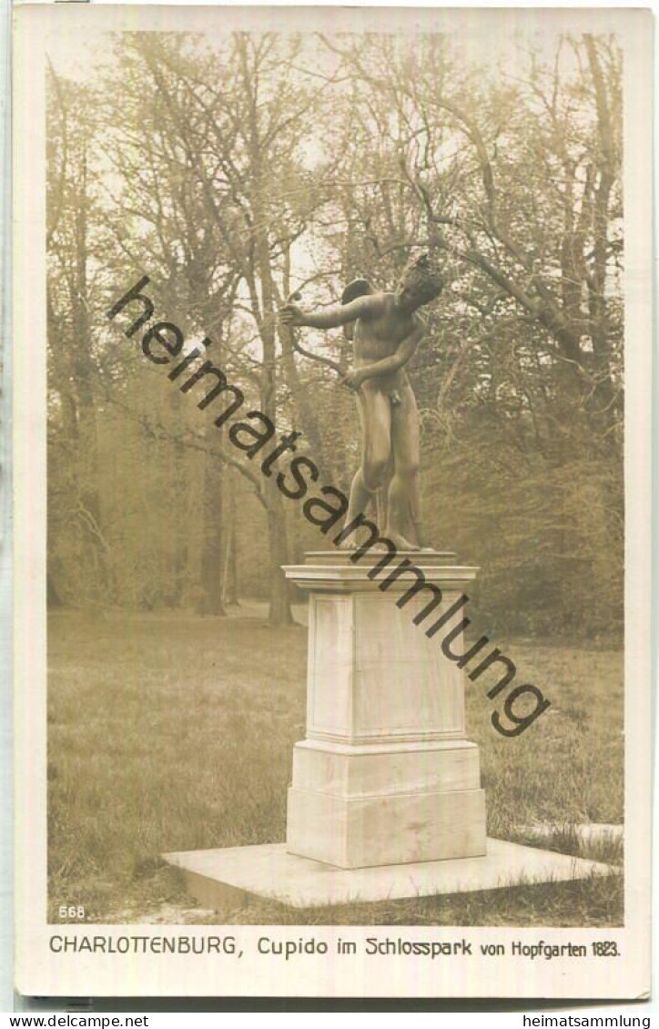 Berlin-Charlottenburg - Cupido Im Schlosspark - Von Hopfgarten - Foto-Ansichtskarte 40er Jahre - Verlag Ludwig Walter - Charlottenburg