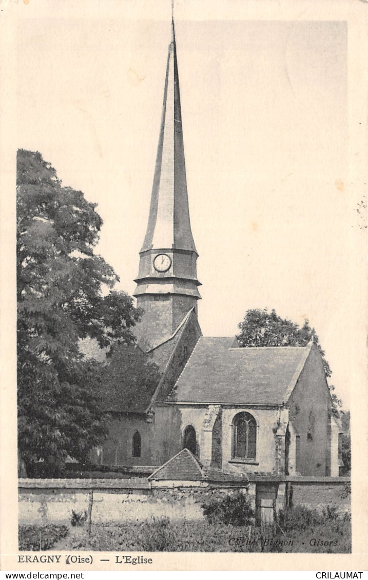 95-ERAGNY-L EGLISE-N°6029-G/0261 - Eragny