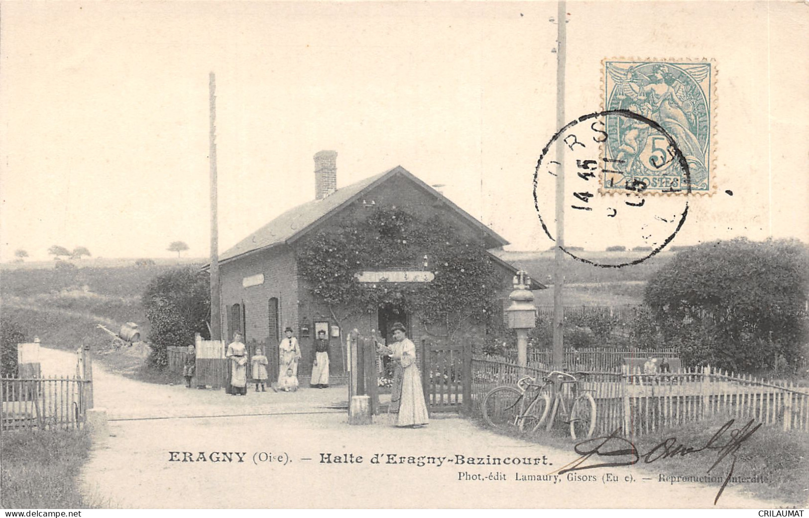 95-ERAGNY-PASSAGE A NIVEAU-N°6029-G/0257 - Eragny