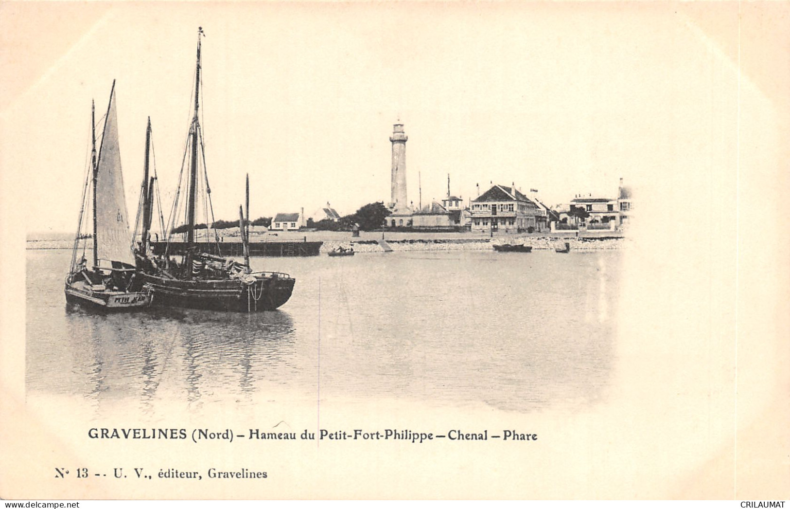 59-GRAVELINES-CHENAL-PHARE-N°6029-G/0123 - Gravelines