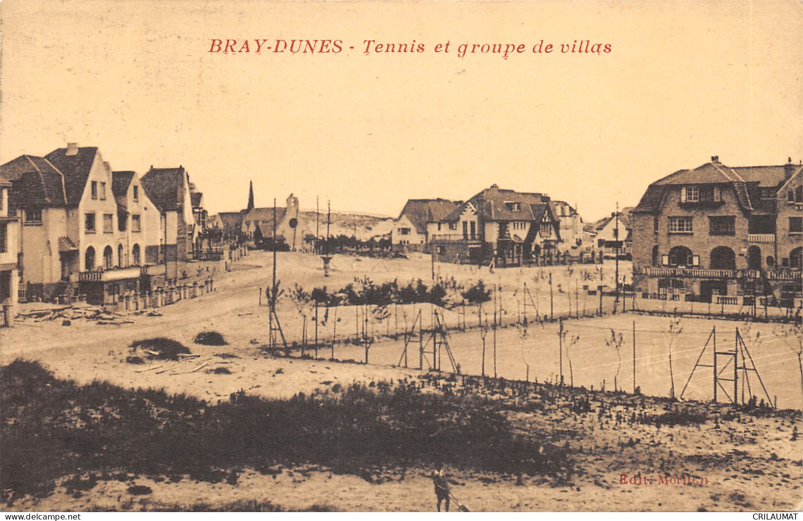 59-BRAY DUNES-TENNIS ET VILLAS-N°6029-F/0391 - Bray-Dunes
