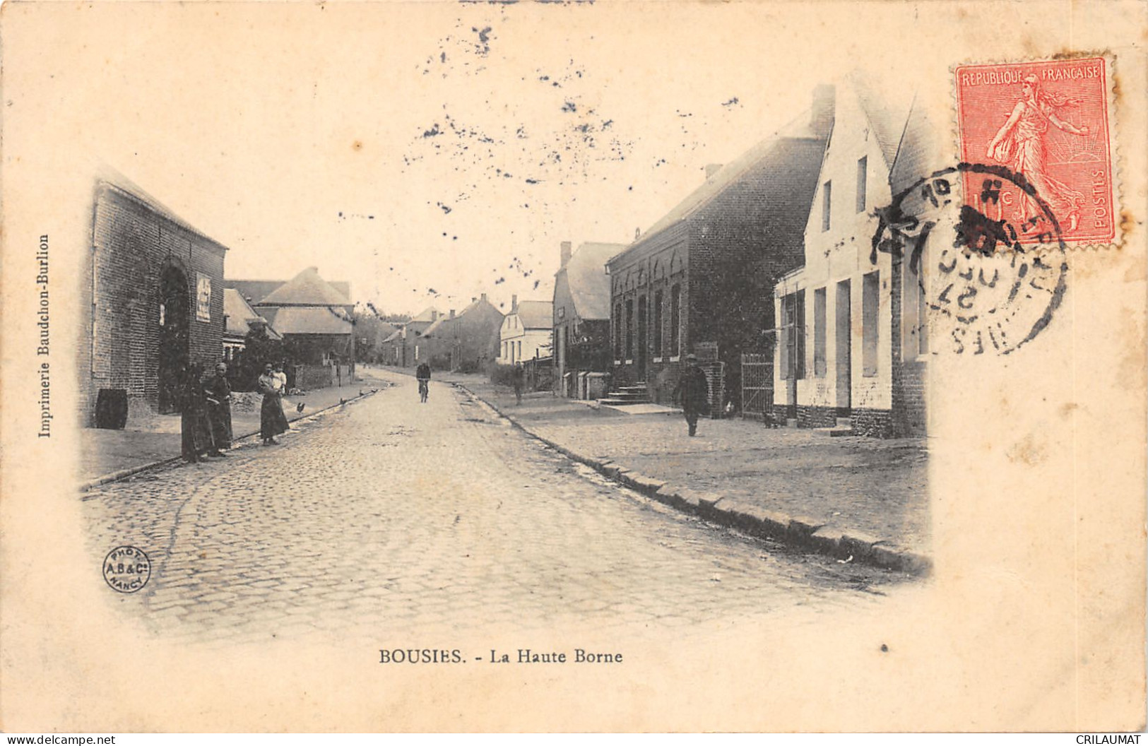 59-BOUSIES-LA HAUTE BORNE-N°6029-F/0345 - Other & Unclassified