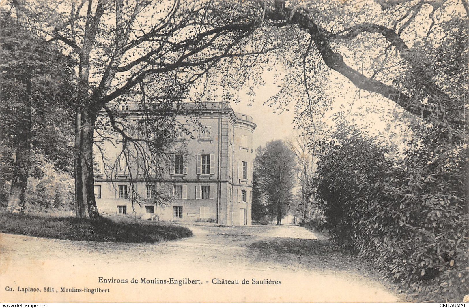 58-MOULINS ENGILBERT-CHATEAU DE SAULIERES-N°6029-F/0309 - Moulin Engilbert