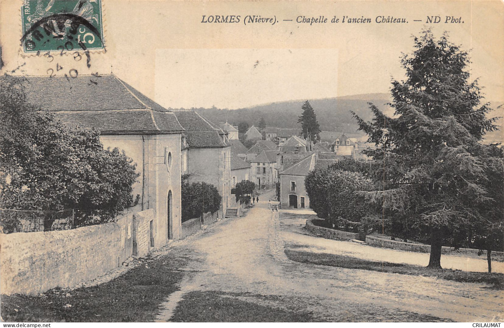 58-LORMES-CHAPELLE DE L ANCIEN CHATEAU-N°6029-F/0299 - Lormes