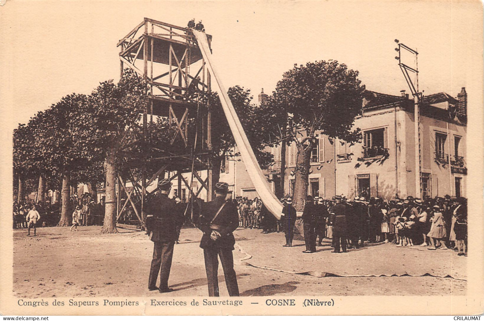 58-COSNE SUR LOIRE-CONGRES DES SAPEURS POMPIERS-N°6029-F/0195 - Cosne Cours Sur Loire