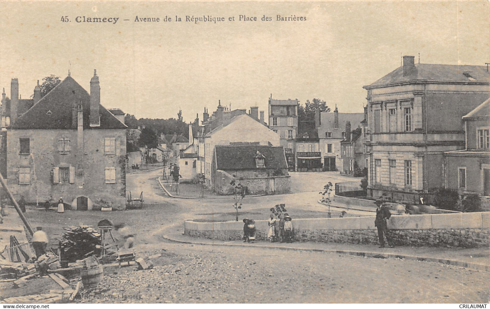 58-CLAMECY-PLACE DES BARRIERES-N°6029-F/0187 - Clamecy
