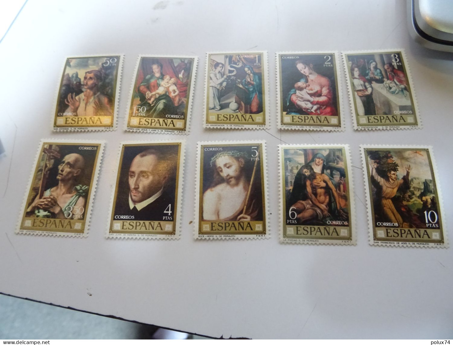 ESPAGNE Série Neuve **/*1970 œuvres De Peinture Religieuses - Unused Stamps