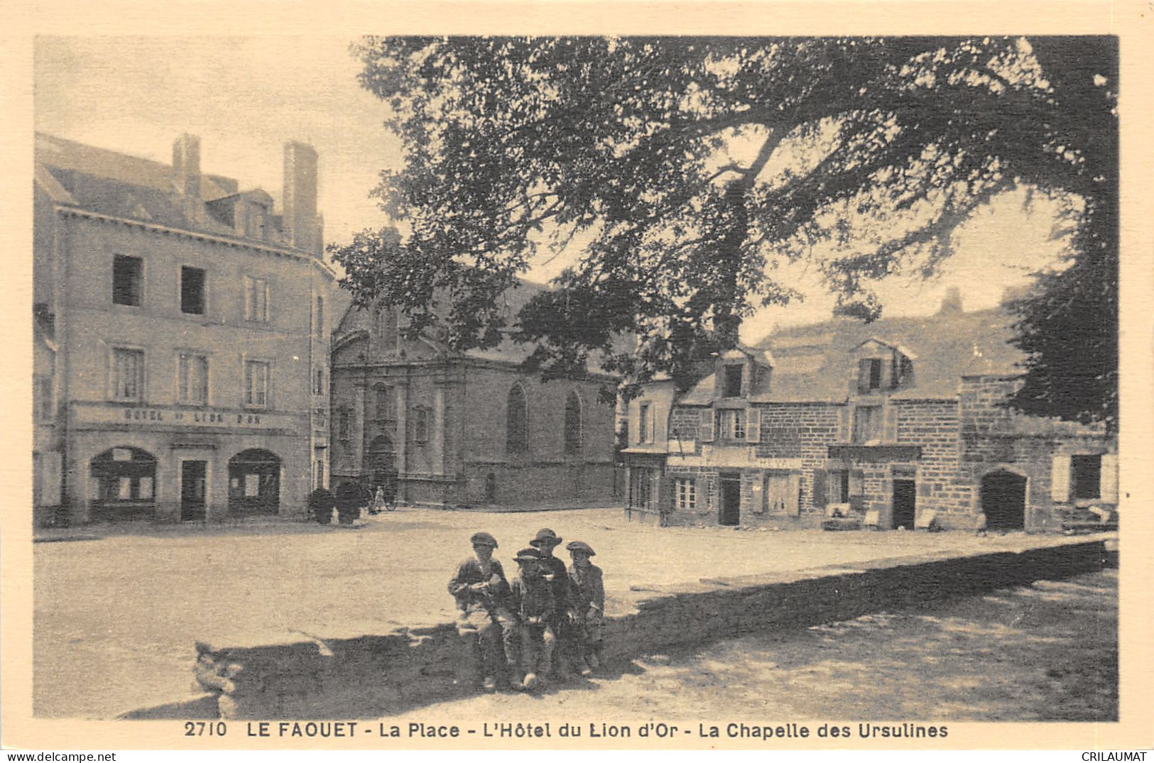 56-LE FAOUET-HOTEL DU LION D OR-N°6029-F/0029 - Le Faouet