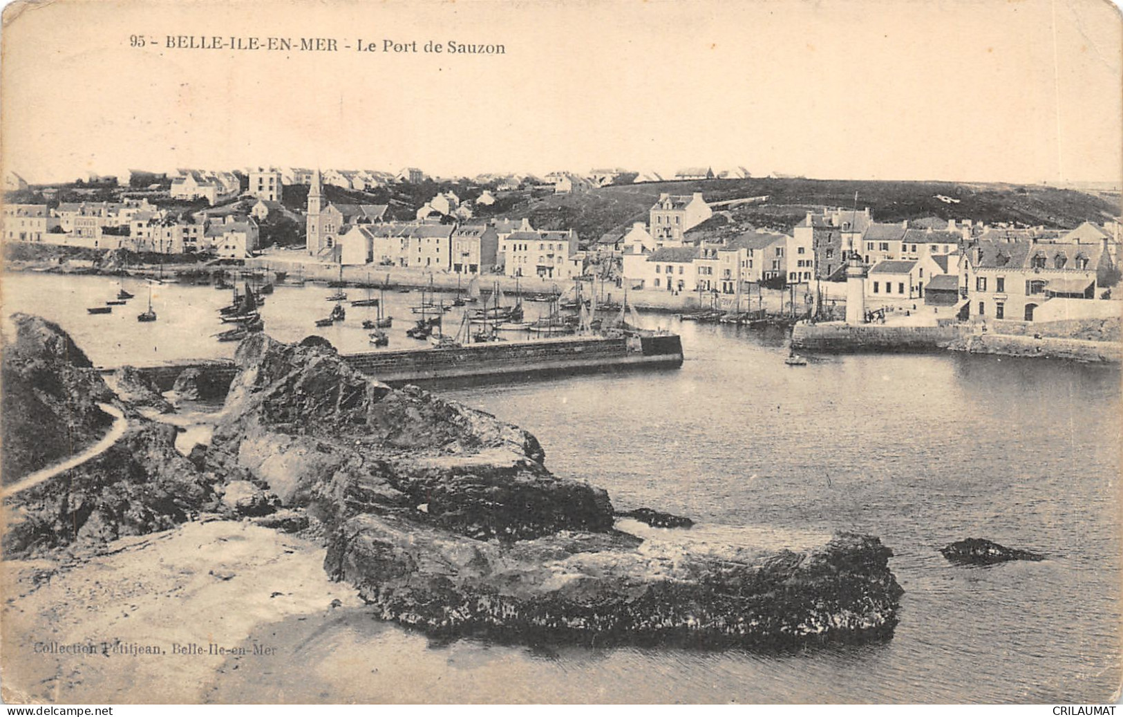 56-BELLE ILE EN MER-PORT DE SAUZON-N°6029-F/0003 - Belle Ile En Mer