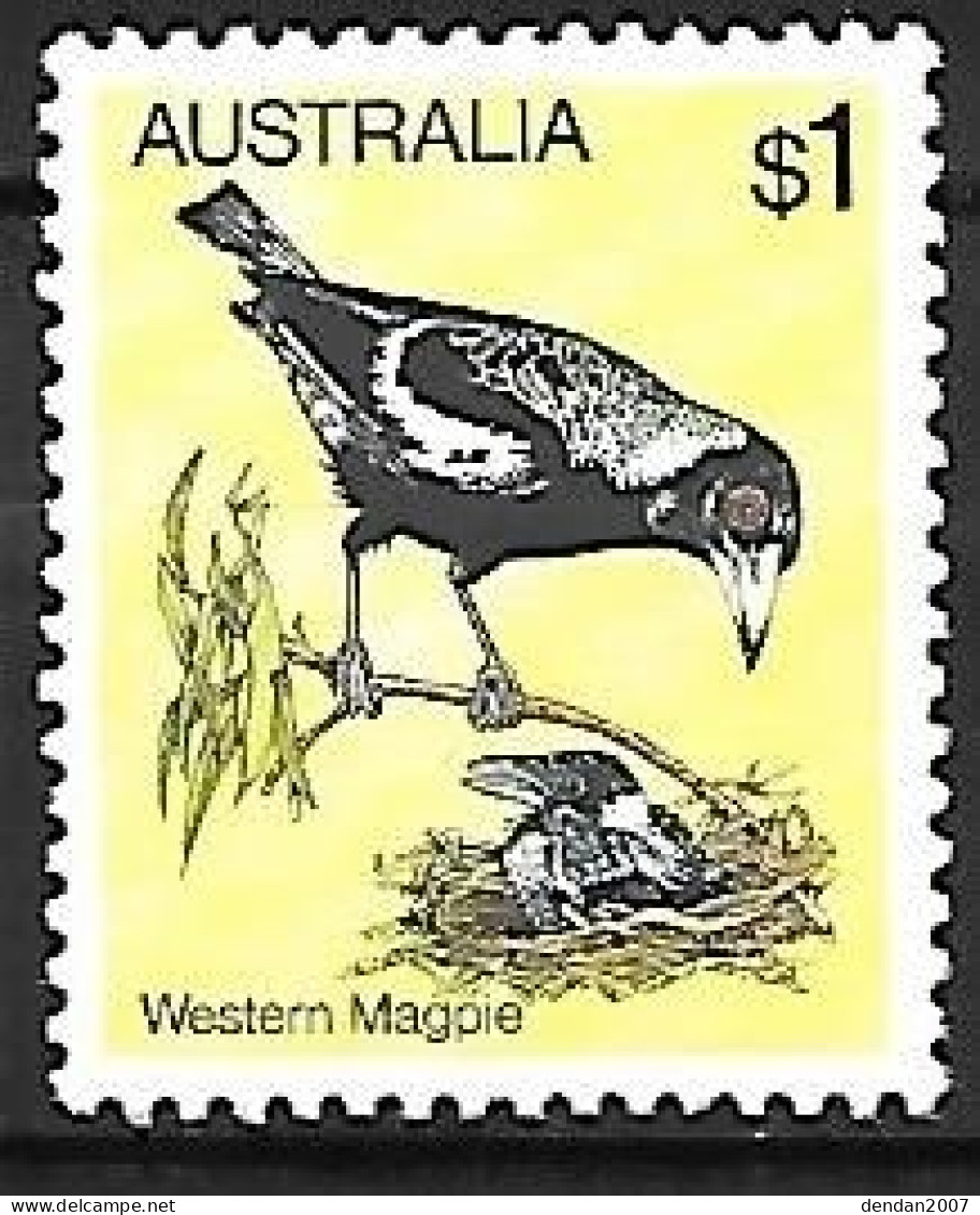 Australia - MNH ** 1980 :    Australian Magpie  -  Gymnorhina Tibicen - Pájaros Cantores (Passeri)