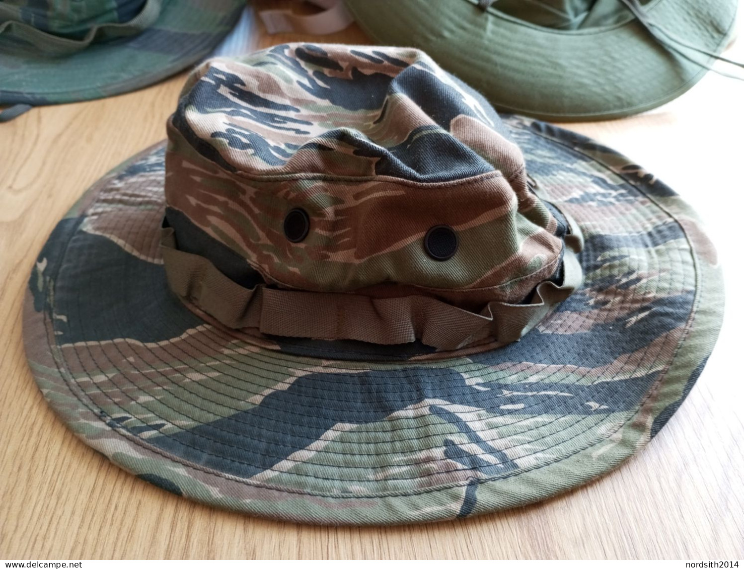 Us Army -  BOB Chapeau Brousse Camouflé Tiger Stripes - Helme & Hauben