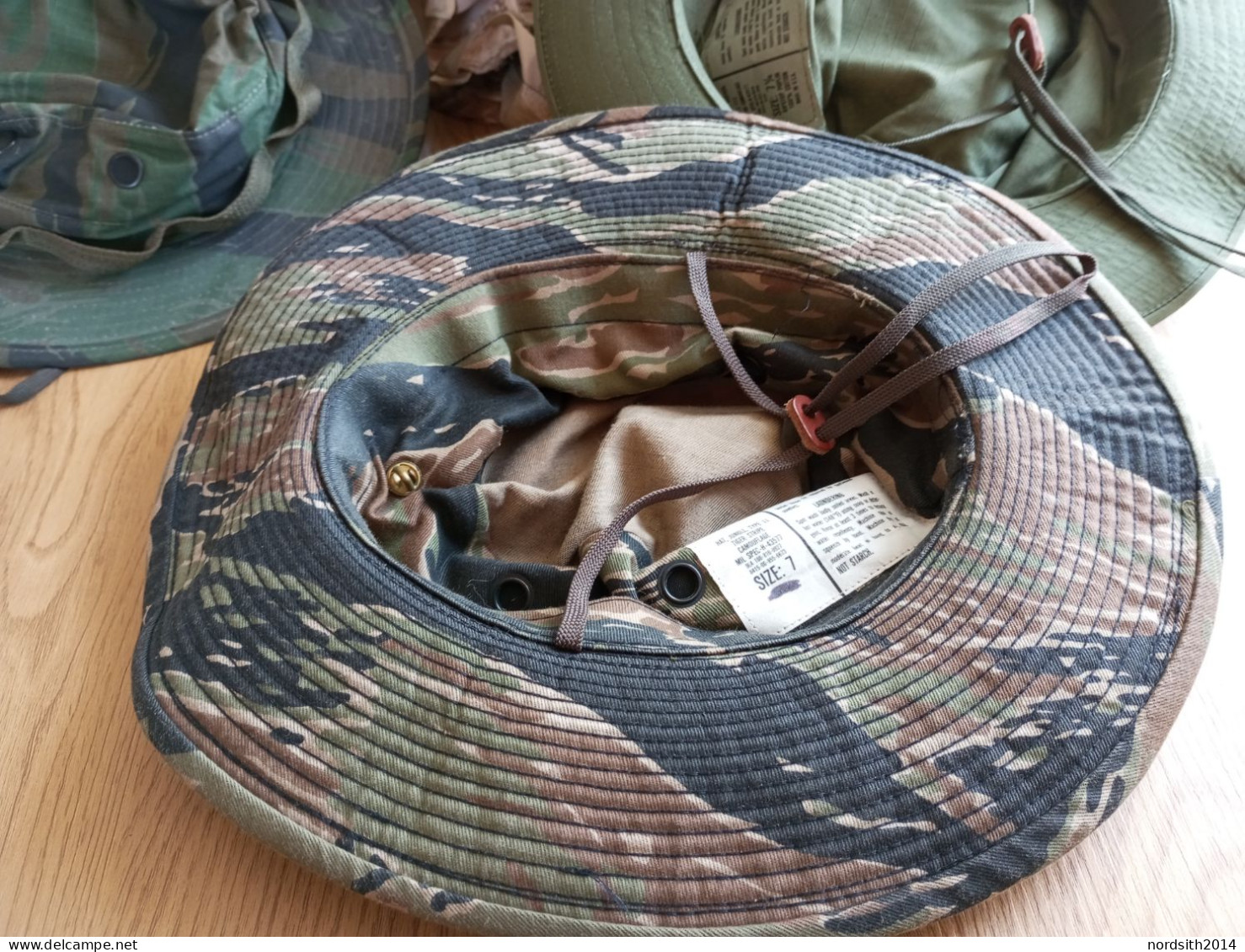 Us Army -  BOB Chapeau Brousse Camouflé Tiger Stripes - Headpieces, Headdresses