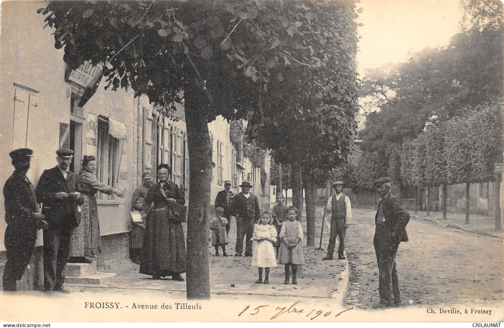 60-FROISSY-AVENUE DES TILLEULS-ANIMEE-N°6029-H/0191 - Froissy