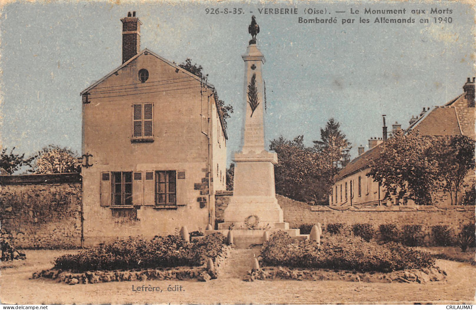 60-VERBERIE-MONUMENT AUX MORTS-N°6029-H/0055 - Verberie