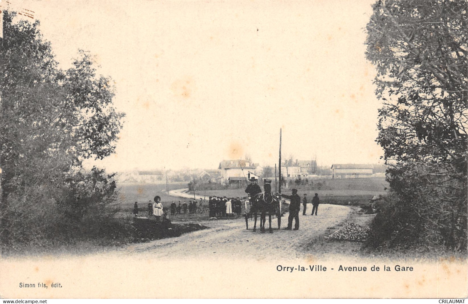 60-ORRY LA VILLE-AVENUE DE LA GARE-N°6029-H/0037 - Autres & Non Classés