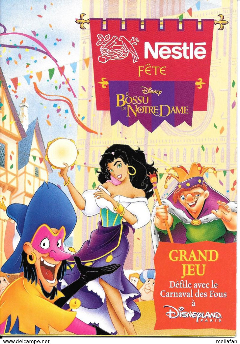 GF1394 - LIVRET NESTLE - LE BOSSU DE NOTRE DAME - Sonstige & Ohne Zuordnung